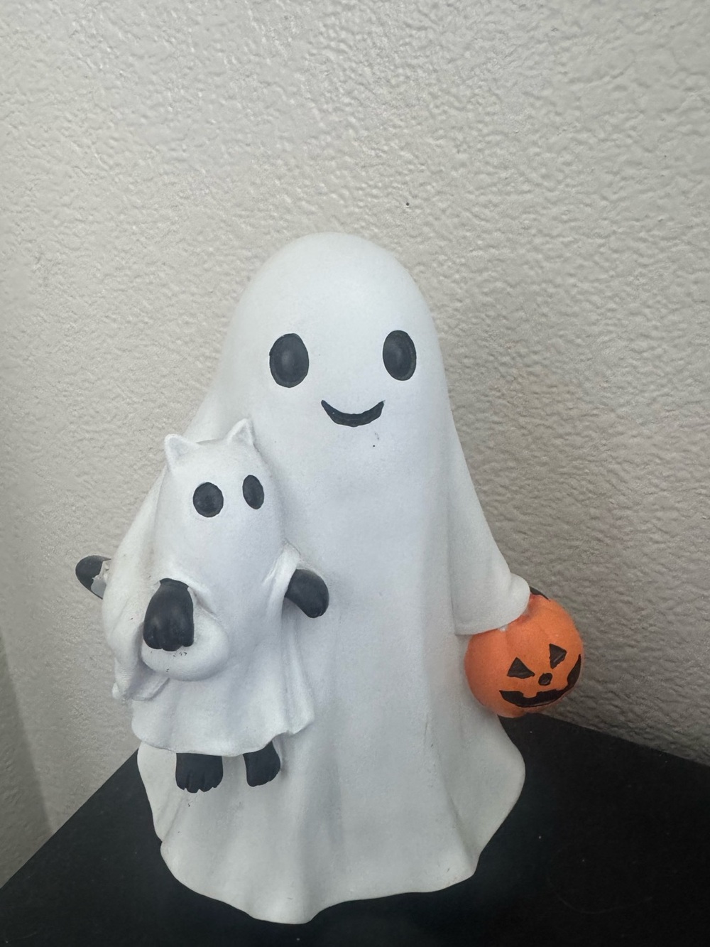 Ghost with Ghost Cat Figurine Homegoods